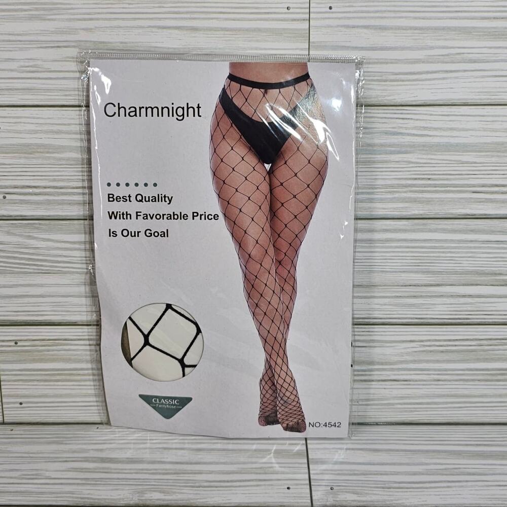 F0017 Charmnight Fishnet High Waist One Size Fits Most